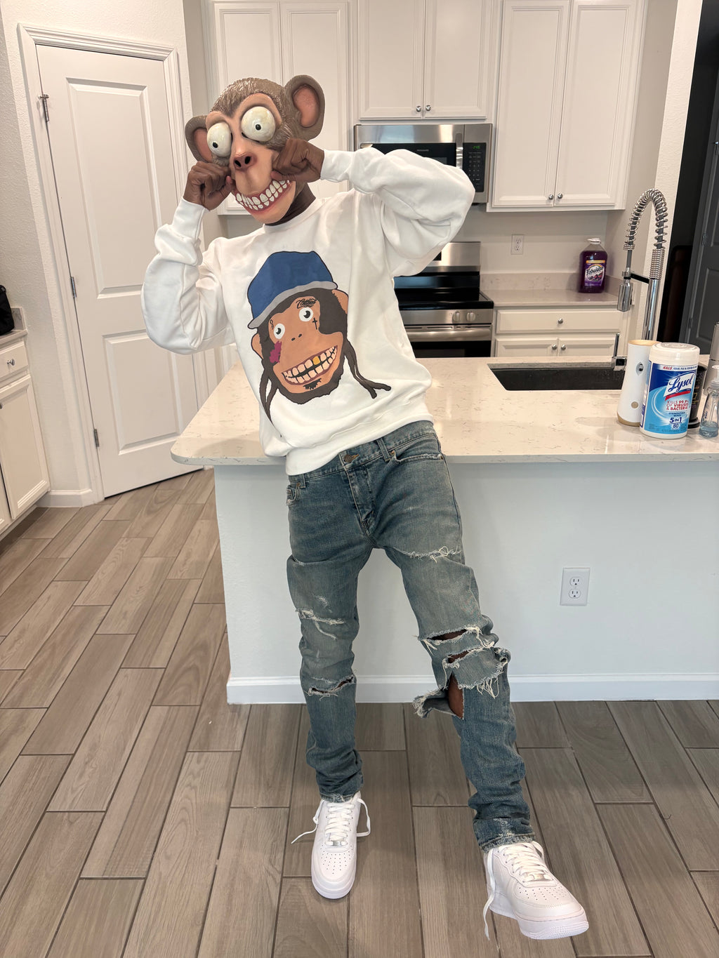 LOUDASSMONKEY OFFICIAL “RIP YAMS” CREWNECK