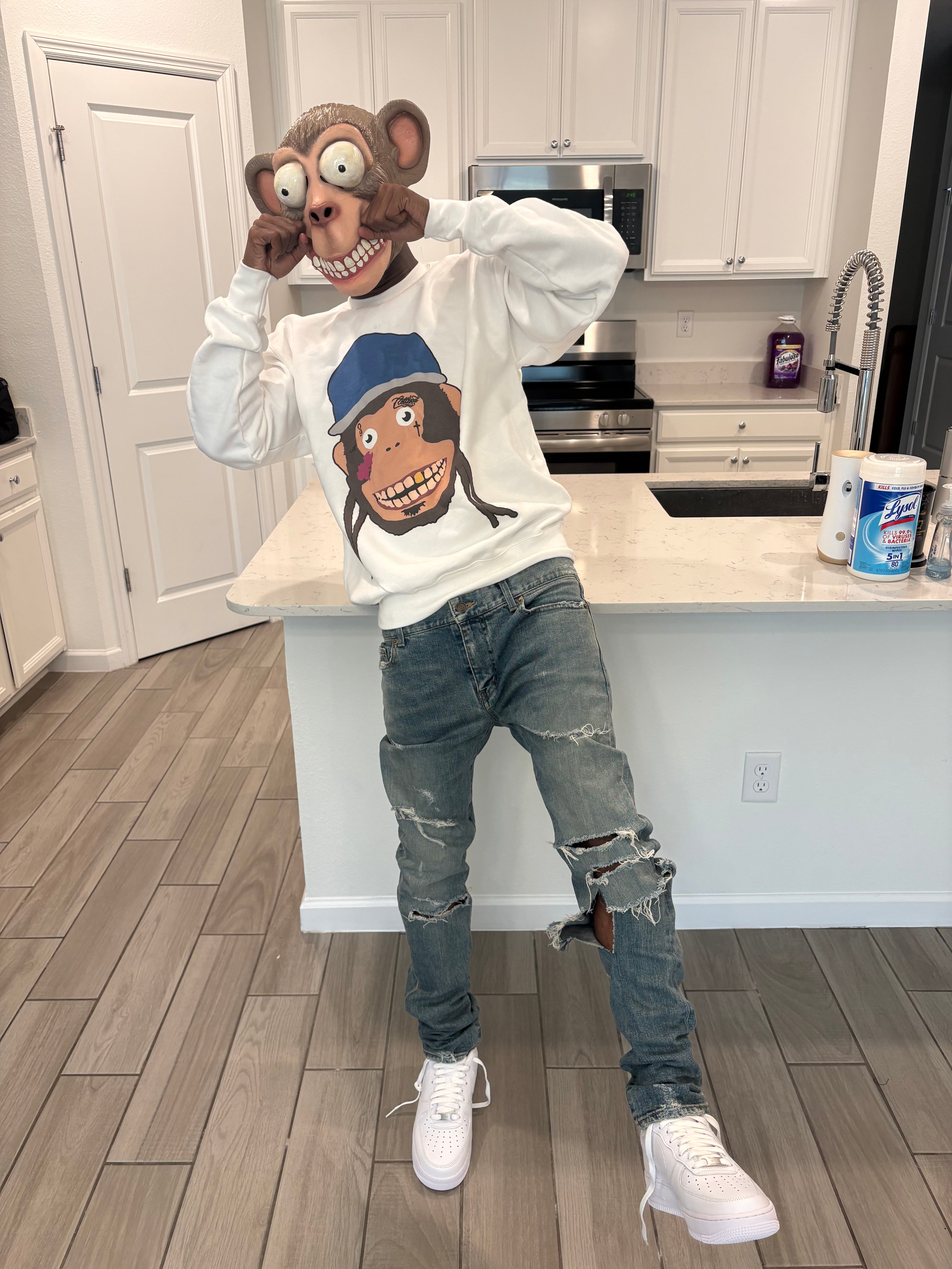 LOUDASSMONKEY OFFICIAL “RIP YAMS” CREWNECK