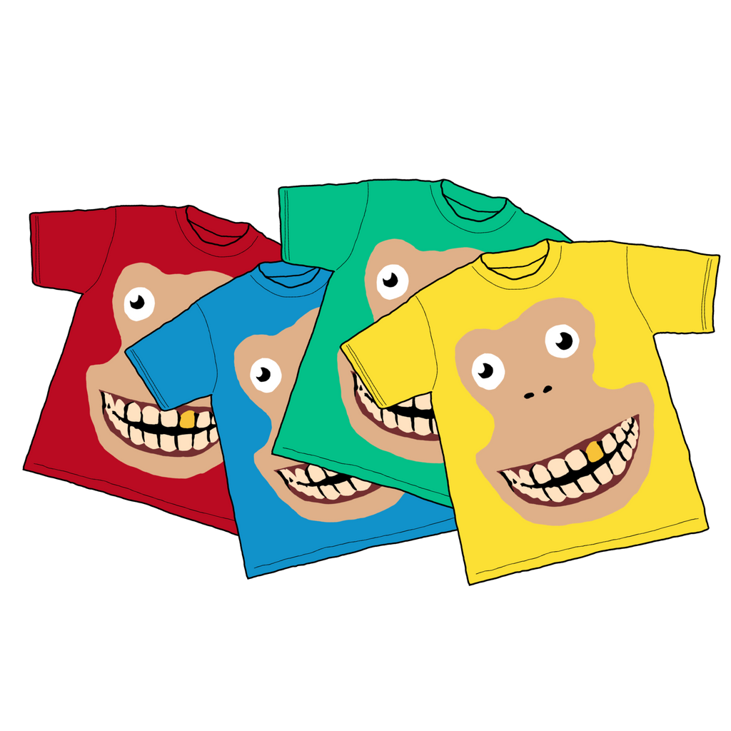 LOUDASSMONKEY OFFICIAL “MONKEY FACE” T-SHIRT